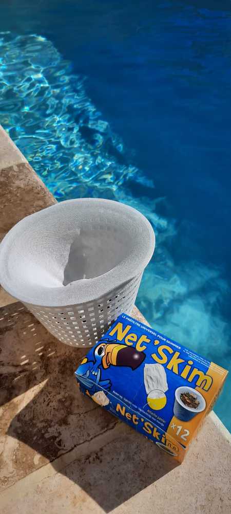 Net Skim - Préfiltres Jetables Pour Paniers de Skimmer x12