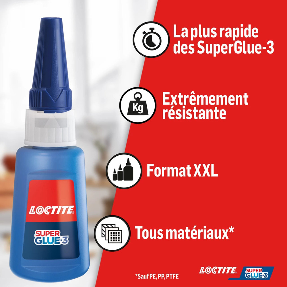 Superglue-3 XXL Translucide 20 g
