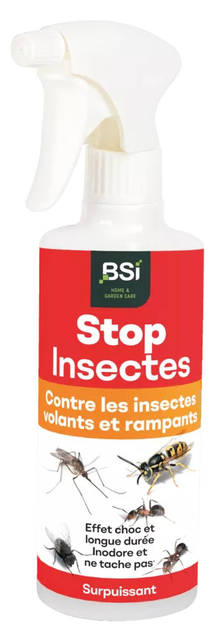 Pulvérisateur 500 ml Stop Insectes Prêt à l'Emploi BSI