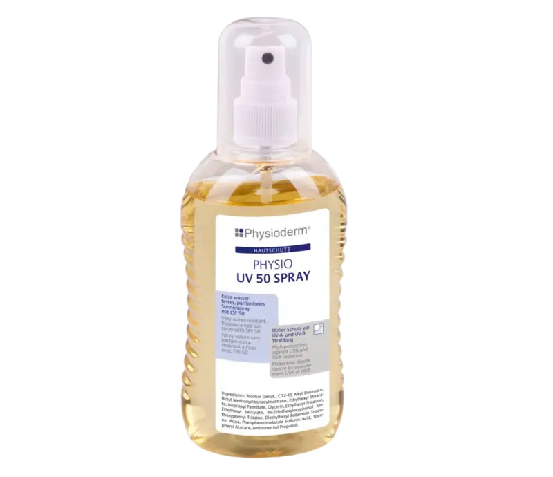 spray de protection solaire UV50