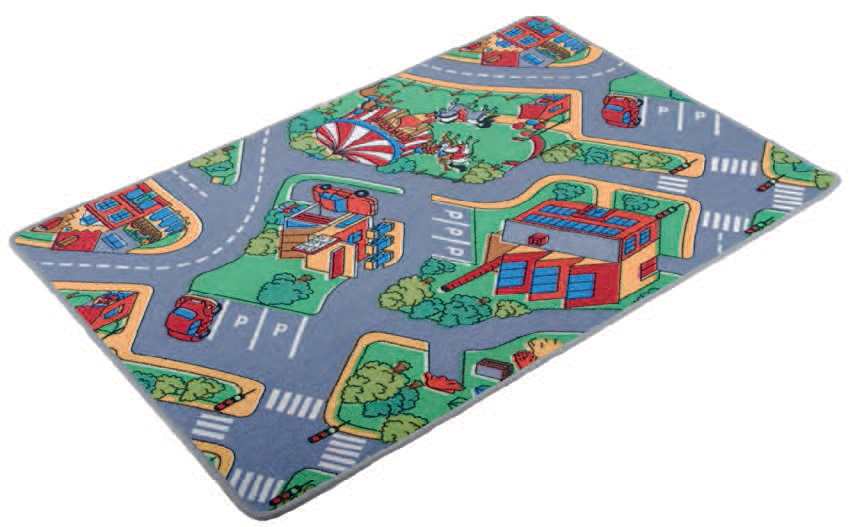 Tapis Circuit de Voitures 80 x 120 cm