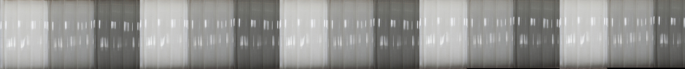 Rideau de Porte Lanières Antilles Gris/Blanc 90 x 220 cm