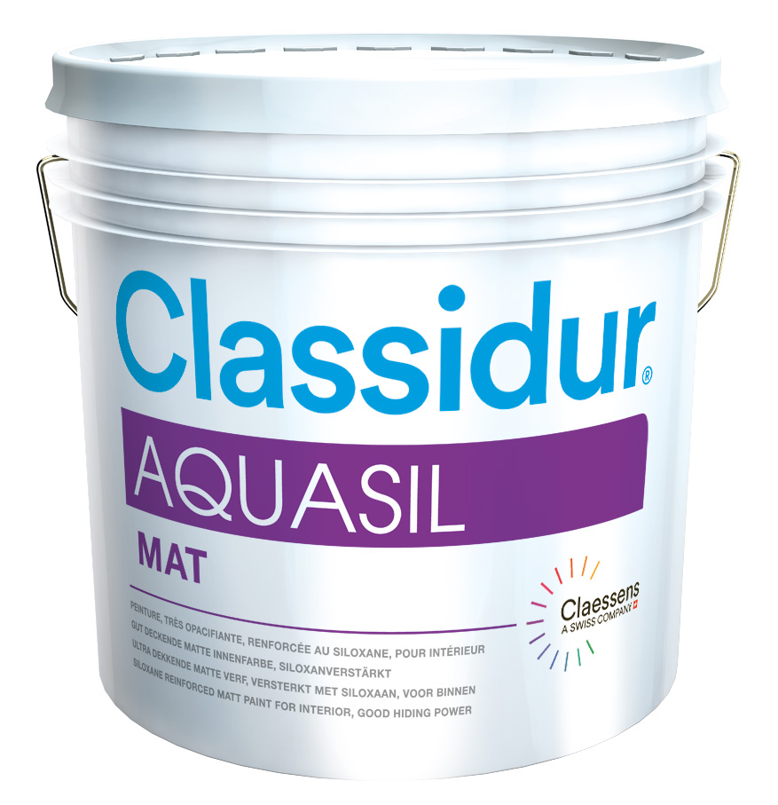 Fut de peinture Aquasil Mat blanc de 12.5L
