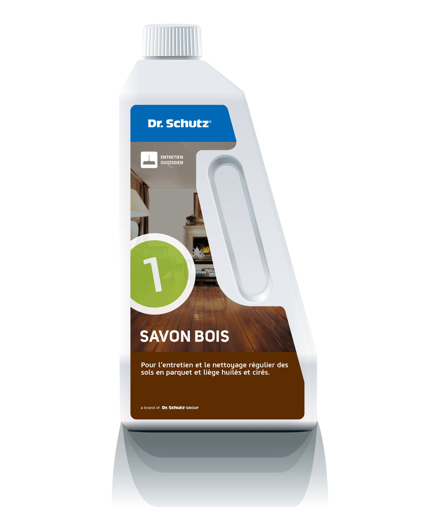 Bidon de savon Bois pour l'entretien des parquets huilés et cirés 0.75L