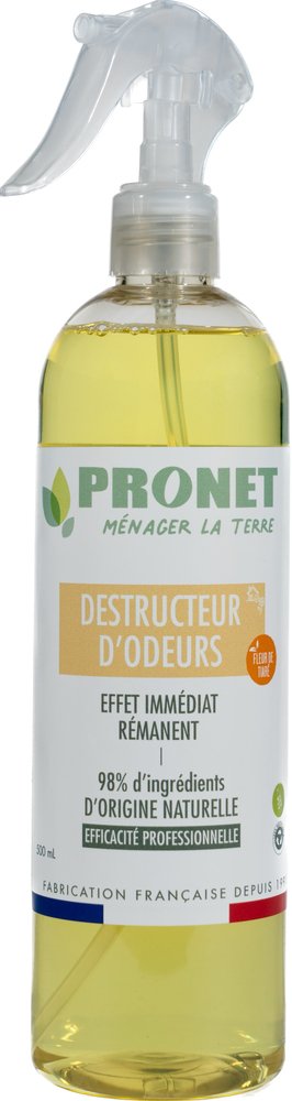 Destructeur d’odeurs en spray parfum Fleur de Tiaré 500 ml