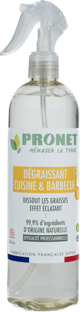 Spray dégraissant cuisine & barbecue Ecocert 500 ml
