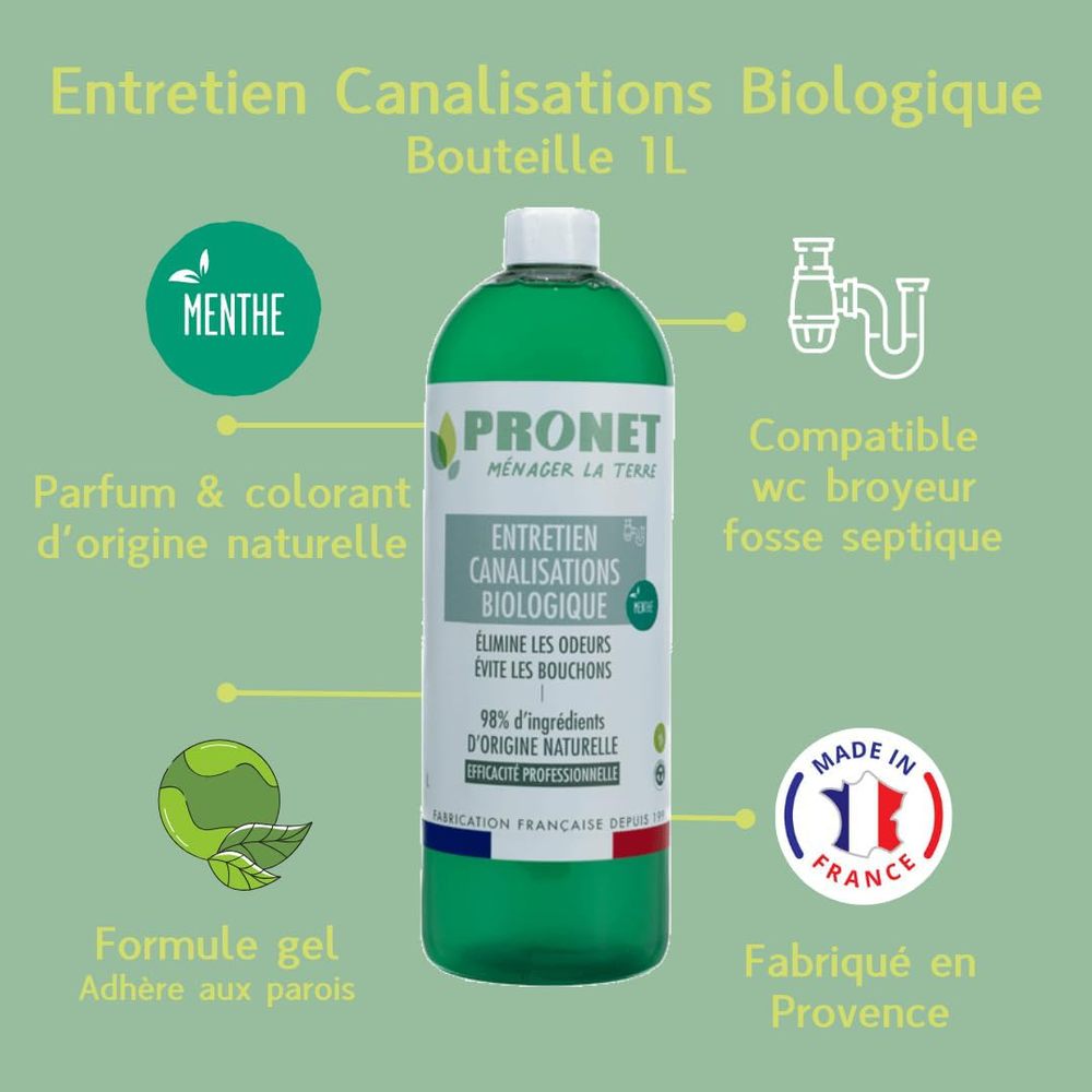 Entretien Canalisations Biologique 1L