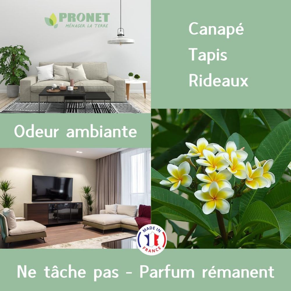 Spray Destructeur d’Odeurs Fleur de Tiaré 500 ml