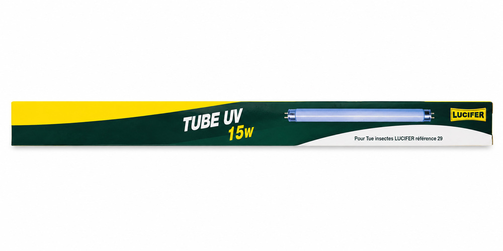 Tube Néon UV 15W de rechange pour destructeur d'insectes, lumière ultraviolette attractive