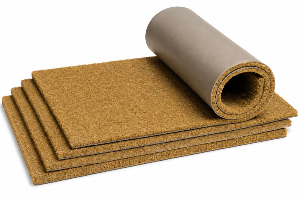 Rouleau de tapis brosse coco ecru