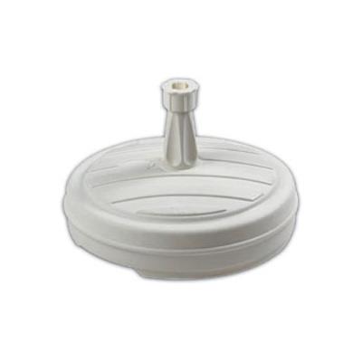 Pied de Parasol Rond Blanc en Plastique 13L