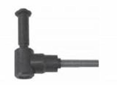 Gond à visser M10 x 80 mm noir, axe Ø14 mm en acier robuste pour éléments de montage.