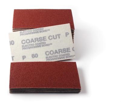 Abrasif Coarse Cut non perforé auto-agrippant 70x125mm