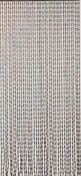 Rideau de porte perle de bois forme perle et olive 90x200cm