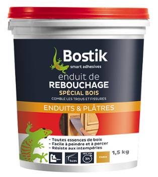 Enduit de rebouchage bois pâte 1.5kg