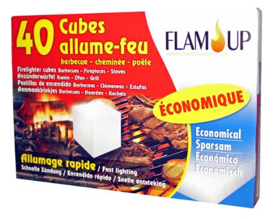 Allume Feu x40 Cubes Économiques