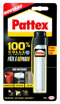 Colle Multi-usages 100% Pâte à réparer, tube de 64g