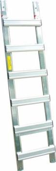 Echelle de couvreur en aluminium emboîtable, élément intermédiaire