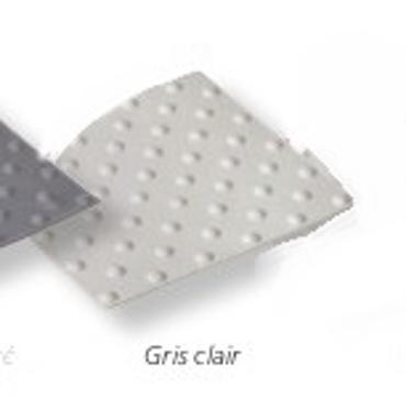 Dalles podotactiles "Accessdal" polyuréthane, 840x420mm gris clair