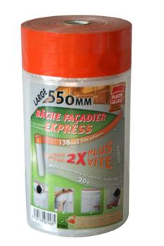 P736 Bâche Façadier Express 55 cm x 20 m