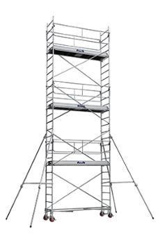 Échafaudage Roulant Acier Rollstar 254 Hauteur Plancher 5.30m