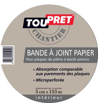Bande à joints papier 5cmx23ml