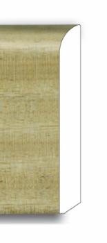 Plinthe enrobée chêne 70x10mm 2.20m