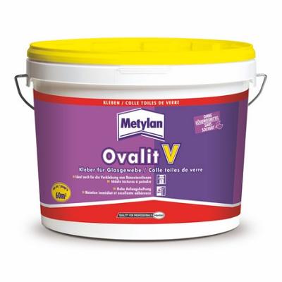 Colle Toile de Verre Ovalit V Colle Toile de Verre Blanc 18kg