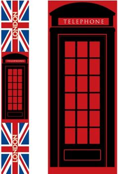 London 48x300cm 1 Lé  J'AIME MON MUR
