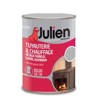 Peinture Tuyauterie et Chauffage Métaux Ferreux, Cuivre, Alu Brillant Blanc 0.25L