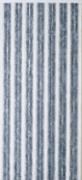 Rideau de porte Florence C110 chenille gris/blanc 90x220cm
