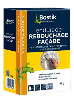 Enduit de rebouchage façade poudre 1kg