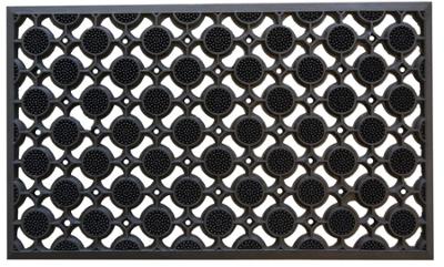 Grille caoutchouc Pastilles Picots 45x75cm