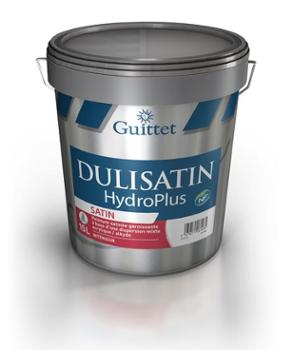 Peinture intérieure Dulisatin HydroPlus, finition satinée et veloutée à base d'eau pour murs et plafonds.