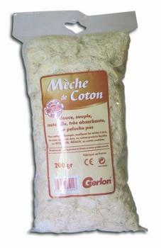 Mèche de coton en sachet de 200g