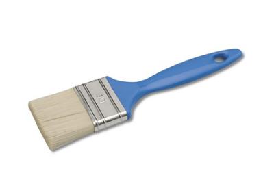 Brosse plate pour peinture acrylique : manche polypropylène