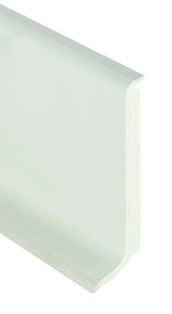 Plinthe PVC semi-rigide Romuflex blanc neige 80mmx3m