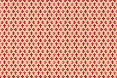 Adhésif Fleur de Lys Rouge 45 cm x 15 m