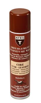 Cire Entretien Cuir Aérosol 400 ml pour nourrir et protéger le cuir