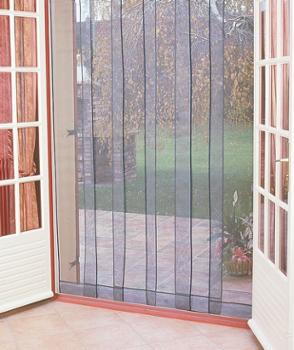 Moustiquaire Fibre de Verre Arles 6 Bandes Gris 160 x 220 cm