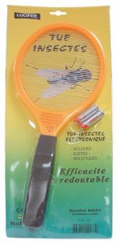 Raquette électrique contre les insectes volants