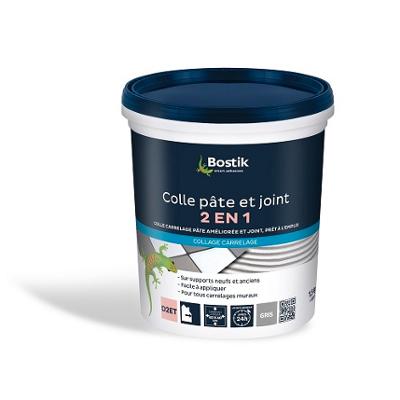 Colle et Joint Carrelage 2 en 1 Pâte D2ET