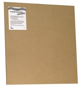 Propfeu : Plaque Isolante 1000x1000x4mm Sans Amiante