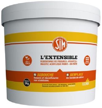Sim l'Extensible Mastic Acrylique Fibré en Pâte 5 kg