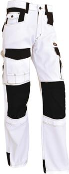 Pantalon Elite extensible blanc avec genouillères