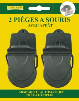 2 Pièges à Souris Pré-Appaté