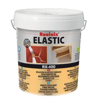 RX-400 Elastic Fibré - Enduit-Mastic Fibré Spécial Fissures Vivantes 15 kg 