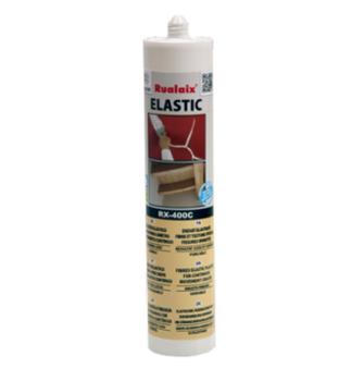 RX-400C Elastic Fibré - Enduit-Mastic Fibré Spécial Fissures Vivantes 310 ml