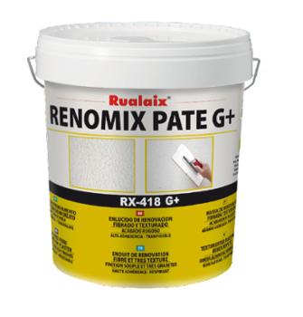 RX-418G+ Renomix pâte G+- Enduit garnissant façade en pate fibré et granité 15kg