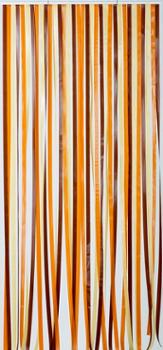 Rideau de Porte Lanières Antilles Brun/Beige 100 x 220 cm